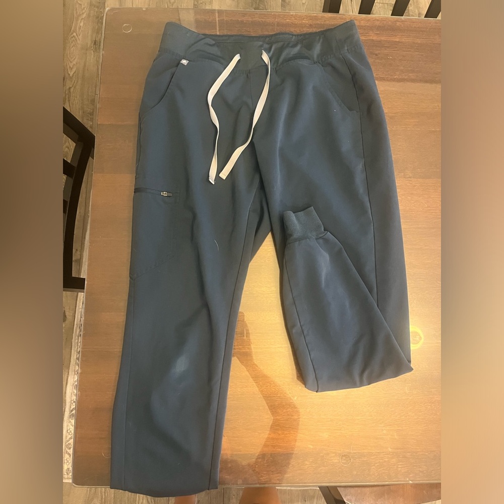 Figs Medium Dark Harbor Blue Zamora Jogger Scrub Pants